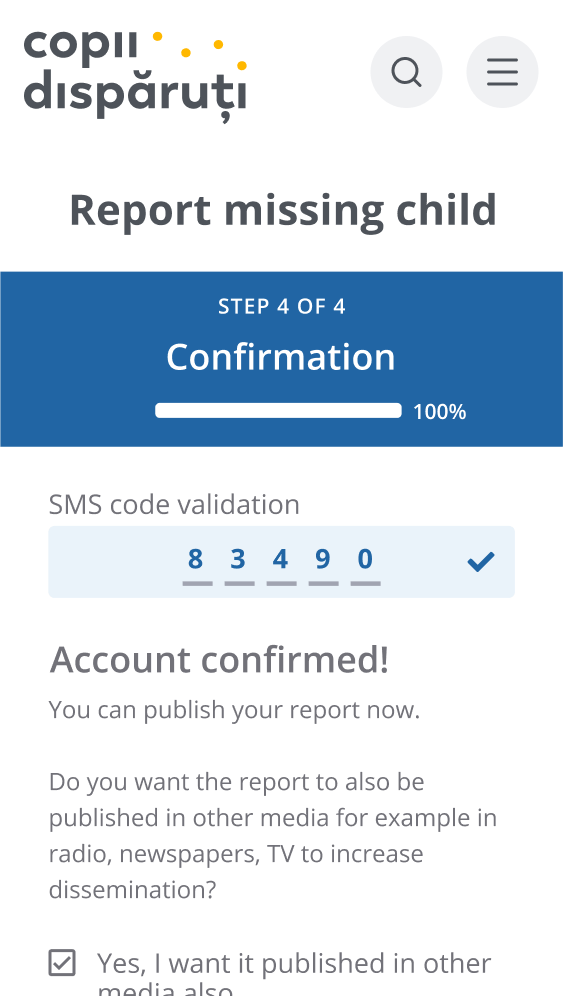 report step 2