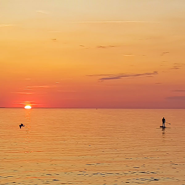 seaside sunset